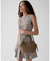 Deco Suede Small Tulip Tote Bag