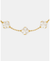 Spade Flower Scatter Bracelet