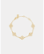Spade Flower Pave Scatter Bracelet