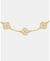 Spade Flower Pave Scatter Bracelet