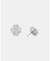 Spade Flower pave studs