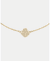 Spade Flower Pave Scatter Necklace