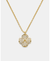Spade Flower Pave Mini Pendant