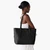 Do It All Fine Grain Leather Zip Tote Bag