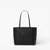 Do It All Fine Grain Leather Zip Tote Bag