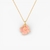 Golden Bloom Flower Pendant