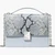 Deco Snake Embossed Chain Shoulder Bag
