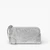Zippy Crinkle Metallic Leather Small Wristlet