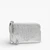 Zippy Crinkle Metallic Leather Small Wristlet