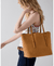 Do It All Wavy Suede Tote Bag