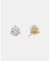 Brilliant statements trio prong studs