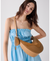Duo Wavy Suede Large Crossbody Bag