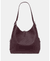 Deco Croc Embossed Large Shoulder Bag