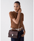 Deco Croc Embossed Chain Shoulder Bag