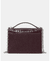 Deco Croc Embossed Chain Shoulder Bag