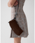 Loop Suede And Shiny Leather Mini Bag
