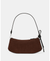 Loop Suede And Shiny Leather Mini Bag