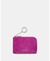 Suede Mini Zip Card Case