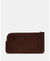 Zippy Suede And Shiny Leather Wristlet