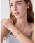 Heart Spade Solitaire Bangle