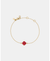 Spade Flower Solitaire Bracelet