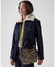 Deco giraffe printed haircalf small tulip tote