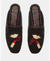 Downtown Lipstick Suede Mule Flat