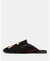 Downtown Lipstick Suede Mule Flat