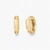 Brilliant Statements Pavé Mini Huggies