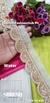 Mj-820 Water Gold Handmade Zardosi Organza Lace