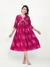 Women Silk Blend Embroidered a Line Alia Kurta