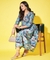 Women Silk Blend Embroidered a Line Alia Kurta