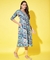 Women Silk Blend Embroidered a Line Alia Kurta
