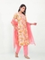 Women Silk Blend Kurta, Trouser and Dupatta Set