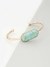 Gold & Turq Theia Omega Bracelet