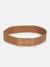 Tan Embossed Leather Signature Belt
