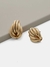 Gold Valiant French Twist Earrings