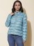 Aqua Winter Soiree Puffer Jacket