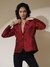 Red Lara Structured Jacket