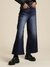 Indigo Denim Drift Wide-Leg Jeans