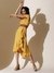 Mustard Zeta Midi Dress