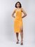 Orange Gardenia Bodycon Dress