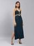 Teal Fashion Flair Bodycon Dress