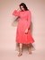 Coral Annalise Midi Dress