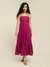 Fuchsia Arabella Long Dress