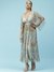 Blue & Yellow Bella Dona Maxi Dress