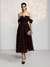 Burgundy Amelia Long Dress