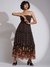 Black Provencal Off-The-Shoulder Dress
