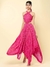 Fuschia Catherine Cut-Out Dress