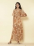 Ecru Chintz Paisely Shift Dress
